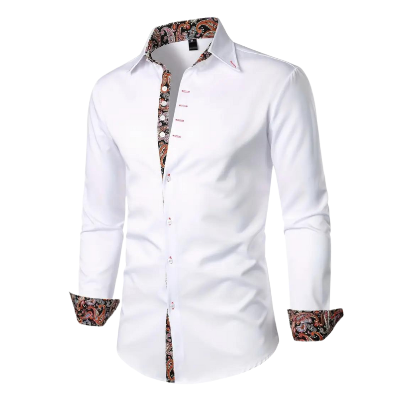 Navin Shirt | Men's Slim Fit Long Sleeve Shirt