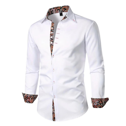 Navin Shirt | Men's Slim Fit Long Sleeve Shirt