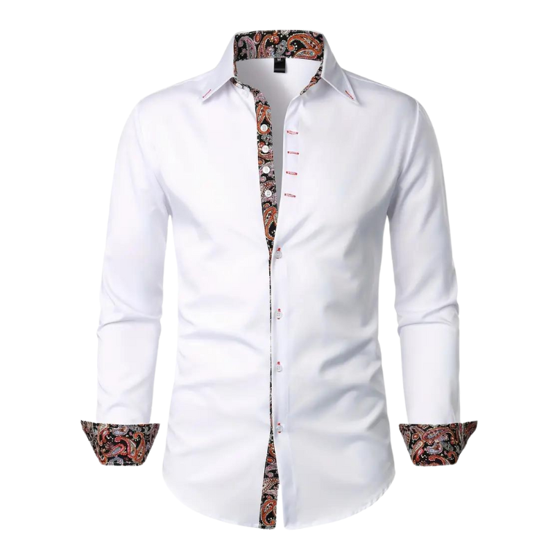 Navin Shirt | Men's Slim Fit Long Sleeve Shirt