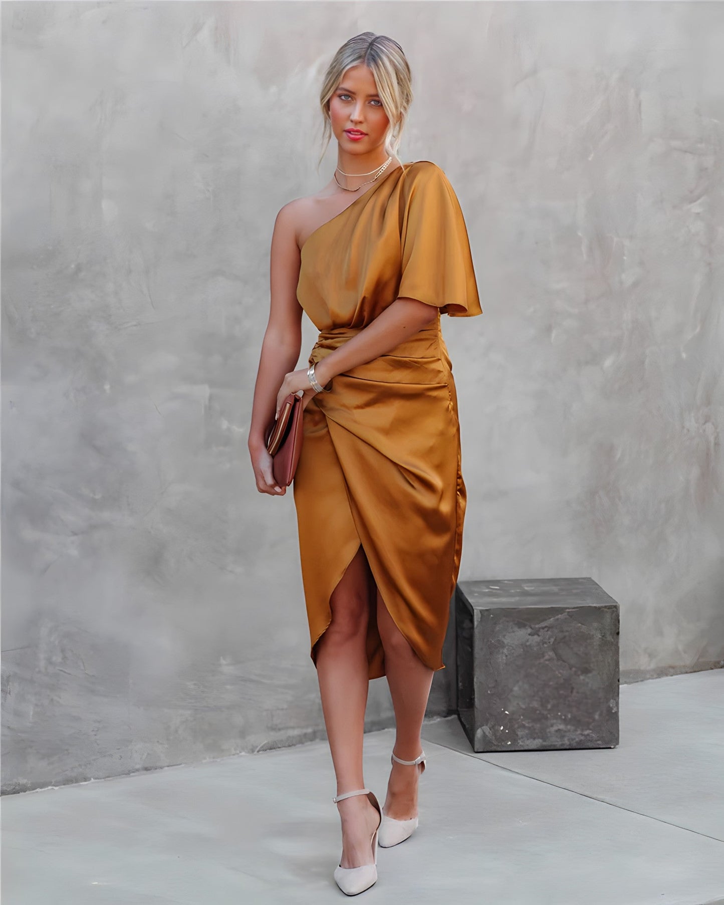 Alondra Dress | Women's One-Shoulder Party Dress