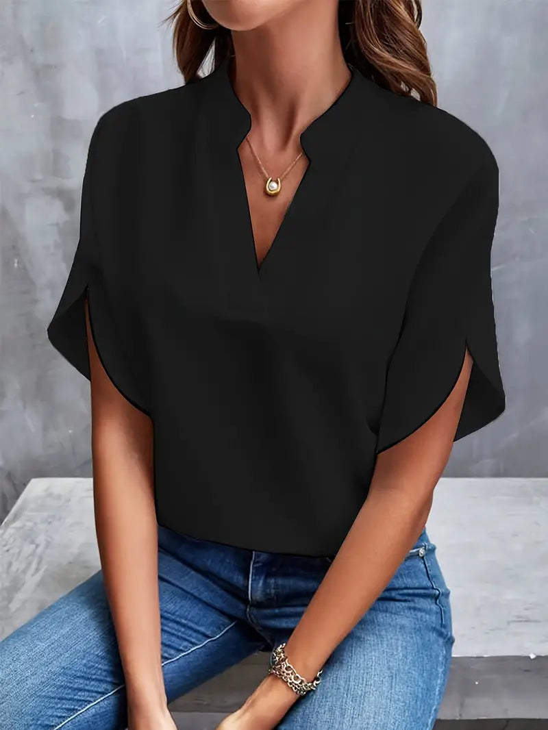 Colby Blouse | Women’s V-Neck Chiffon Blouse