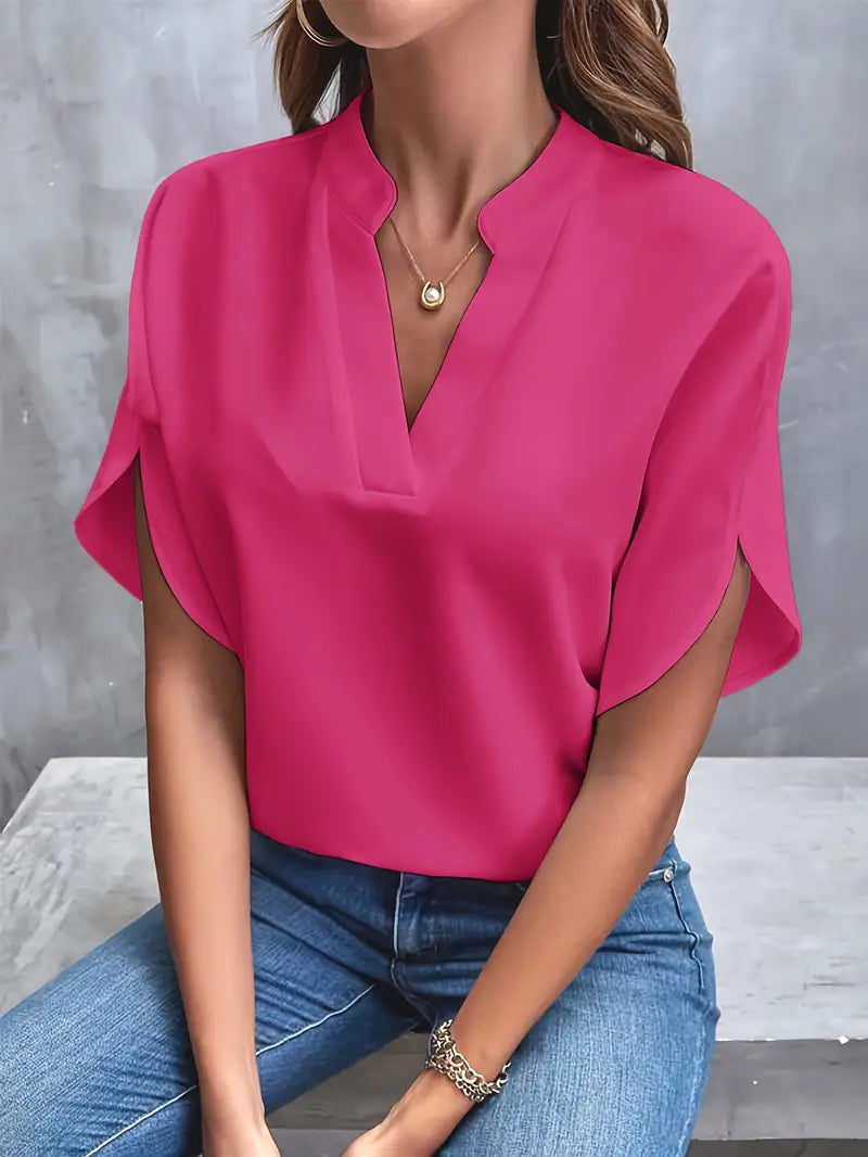 Colby Blouse | Women’s V-Neck Chiffon Blouse